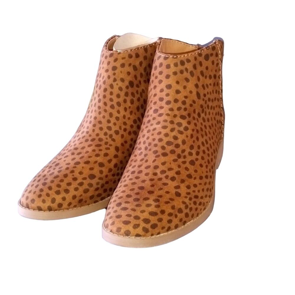 ❄️2/$5❄️Universal Thread Leopard Ankle Emma Boots, Size 5